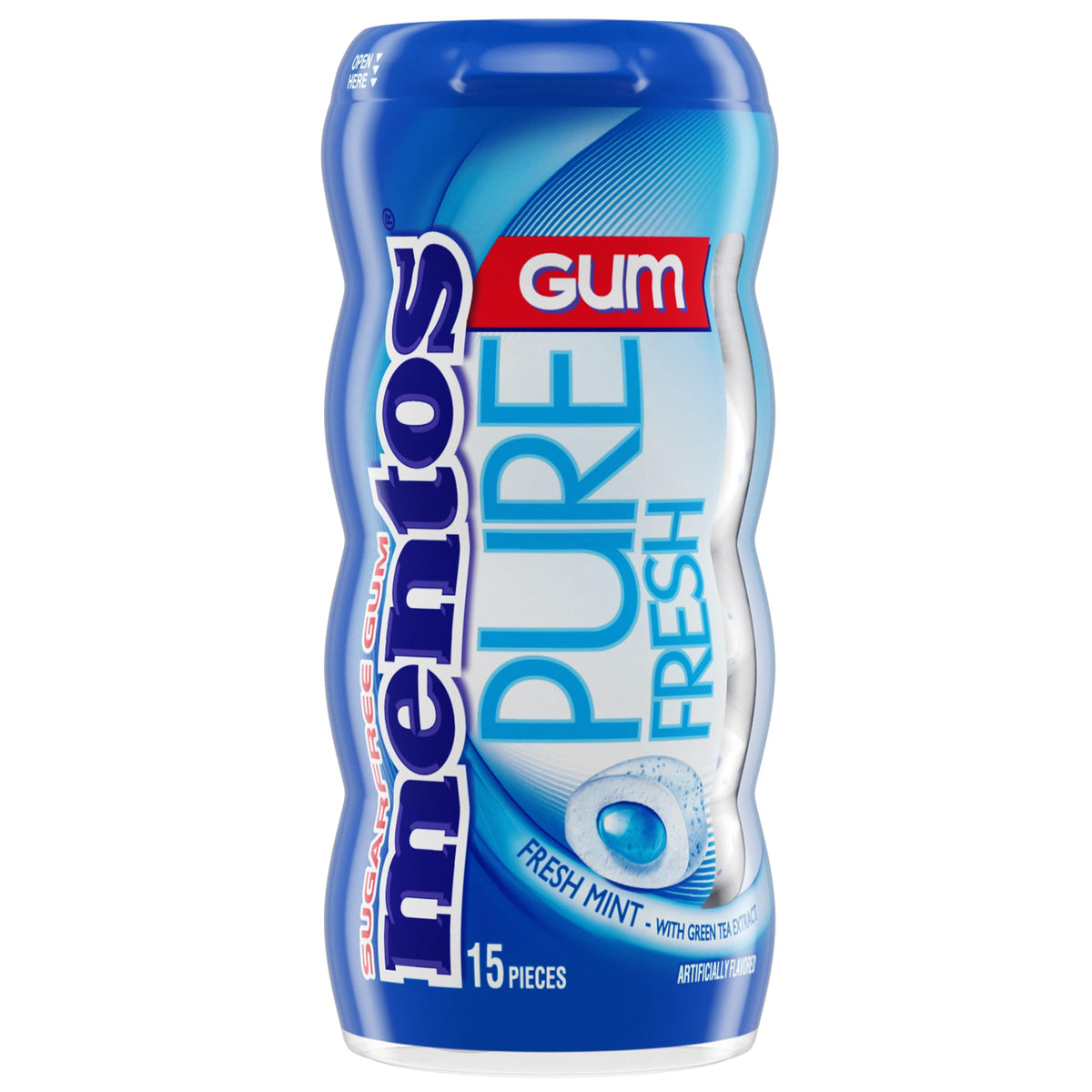 Bulk ten-bottle Mentos display for convenient stocking.