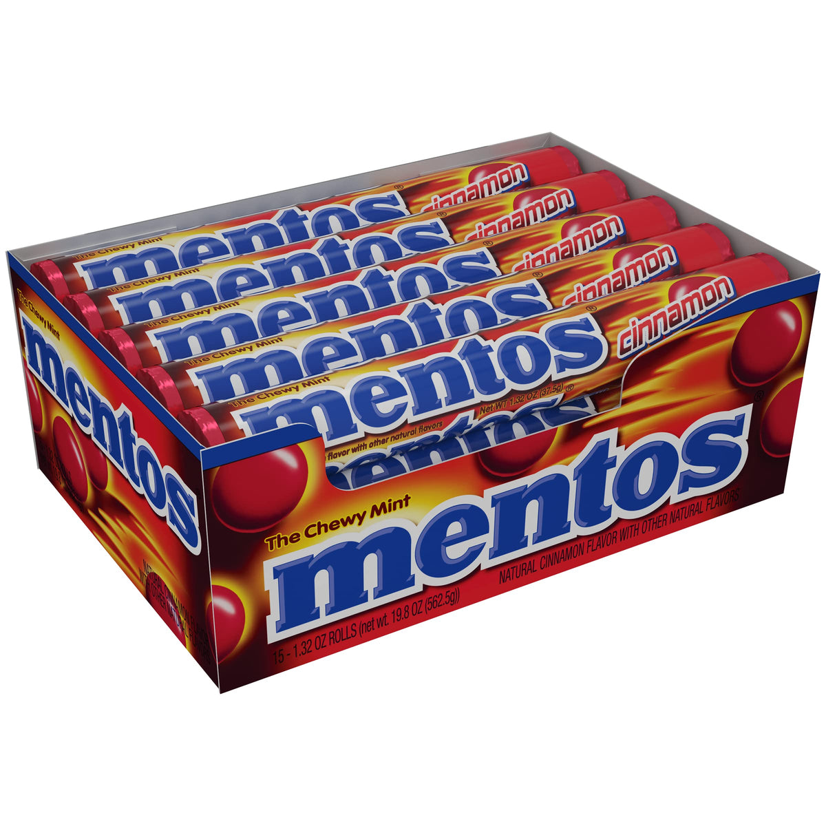 MENTOS Chewy Mint candies in bag, handy for carry in car or desk