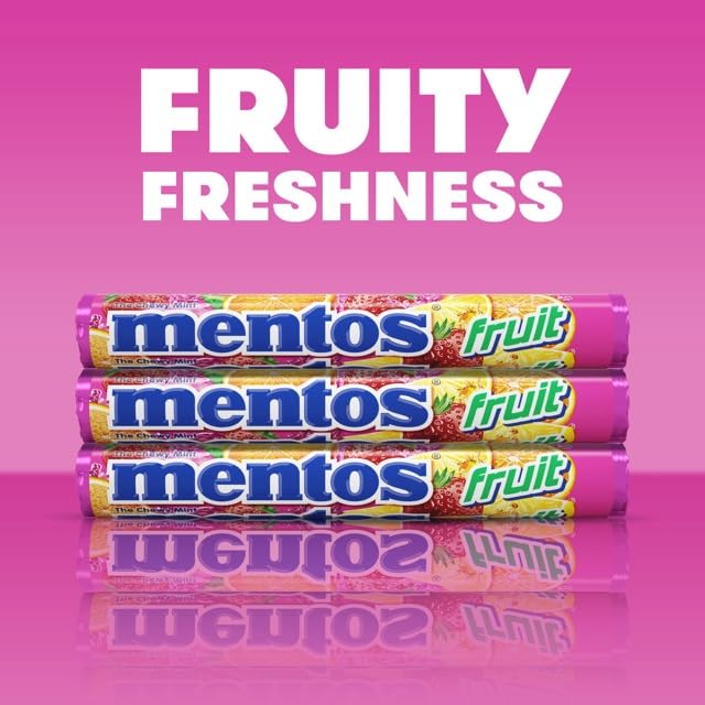 Mentos Chewy Mint Candies on-the-go for busy days and travel.