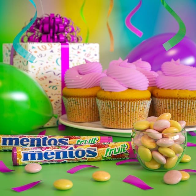 Mentos fruit mint flavors, perfect for wedding favors and party candy.