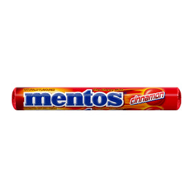 Mentos Cinnamon Chewy Rolls arranged as wedding favors are a flavorful touch.