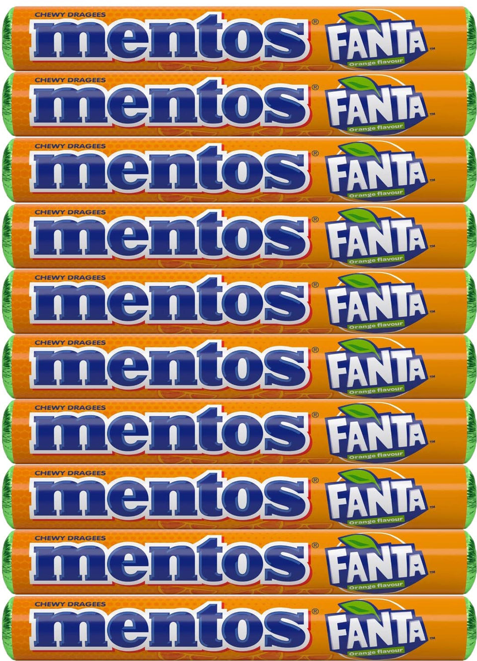 Mentos Fanta Orange candy pack, perfect for on-the-go citrus snacking