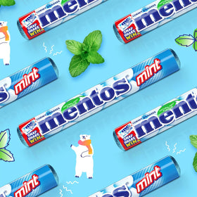 40-count Mentos mint dragees collection arranged for gifting