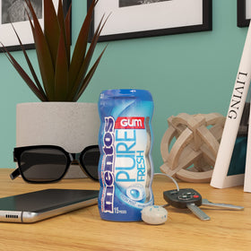 Mentos packaging display invites a quick, refreshing break.