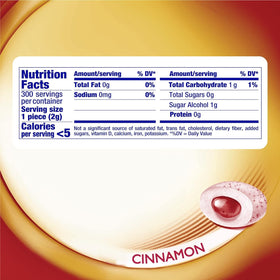 Mentos Pure Fresh Cinnamon gum six-pack display for home or office use