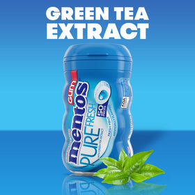 Bulk four-bottle Mentos pack keeps mint flavor on hand.