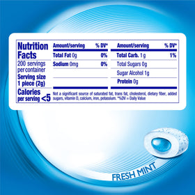 On-the-go mint refreshment from Mentos portable bottle.