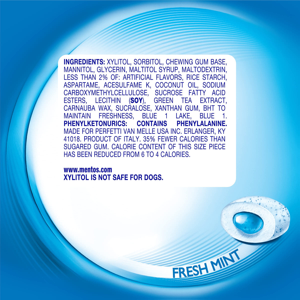 On-the-go Mentos Pure Fresh gum for travel and car journeys