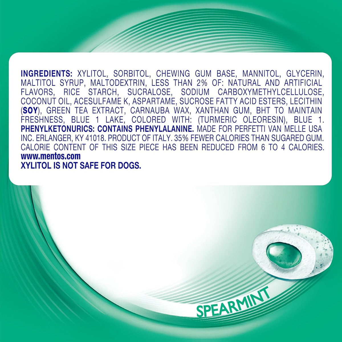 Mentos on-the-go pack shown for quick breath-freshening moments