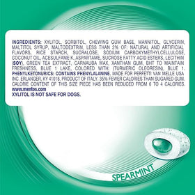 MENTOS Pure Fresh Winter Edition bottle close-up captures crisp spearmint flavor and glossy shell