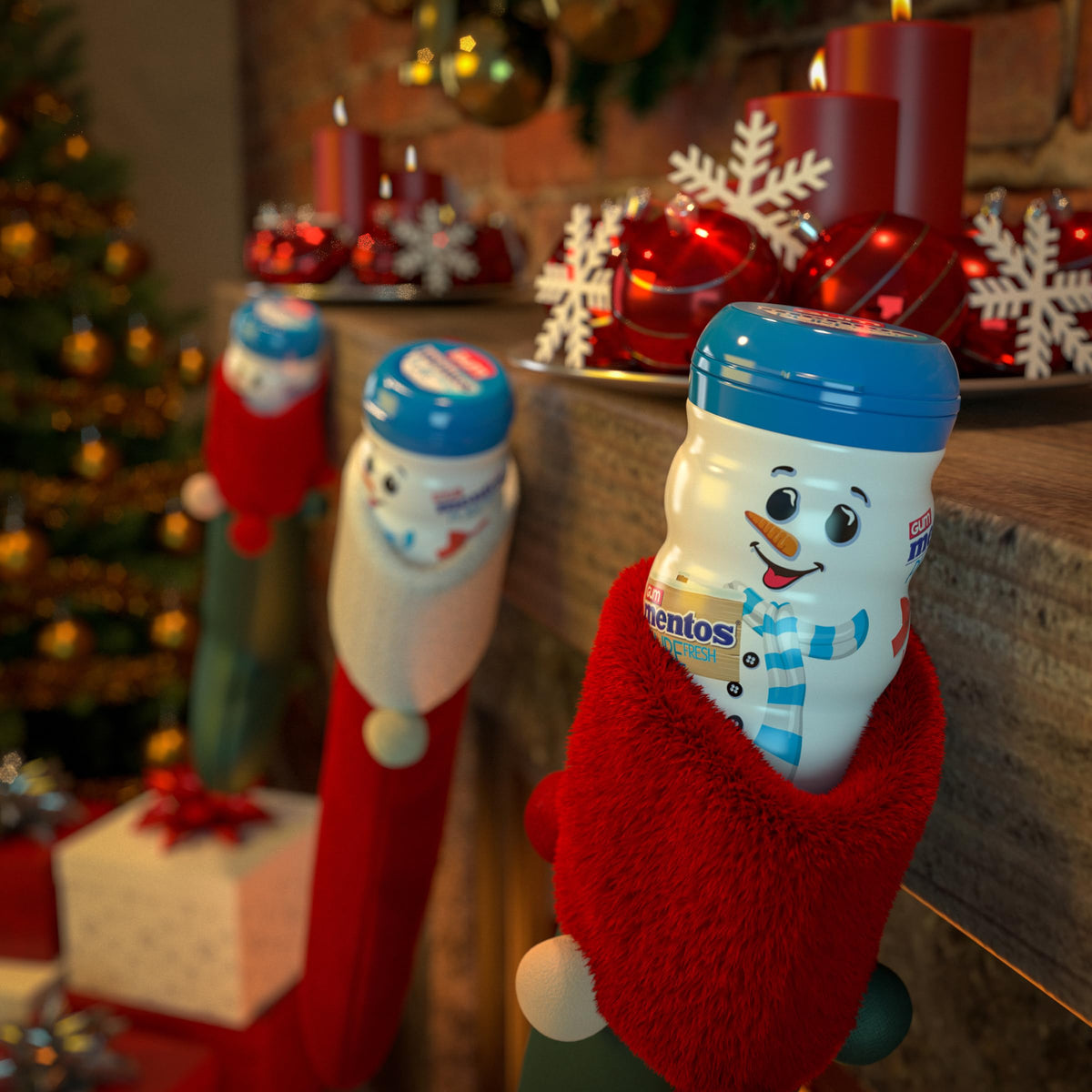 Mentos Winter Edition gift pack delivers festive mint freshness.