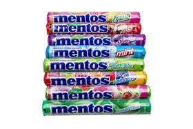 Mentos World Flavours strawberry mint assortment, fruity and refreshing bite-sized candies.