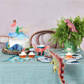 Meri Meri crepe-paper palm tree topper adds tropical flair and party-ready height.