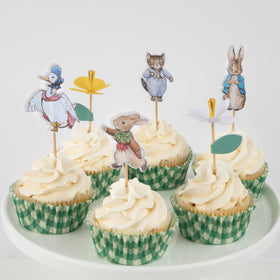 Meri Meri Easter cupcake kit cocktail sticks for tidy topping placement