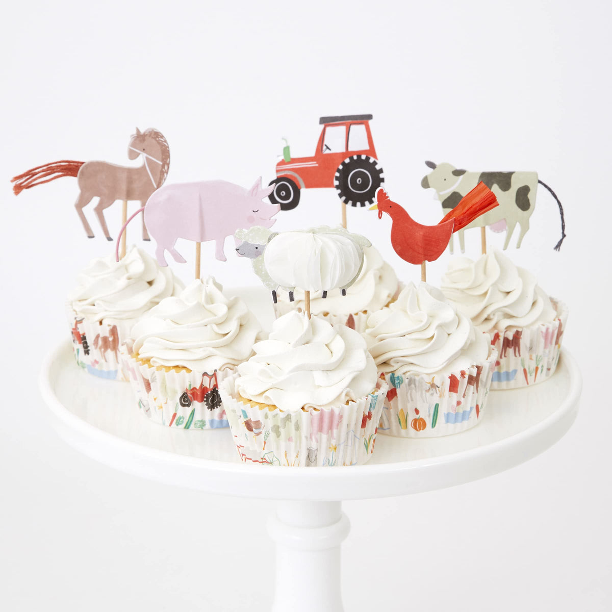 Meri Meri On The Farm chick topper brightens springtime desserts