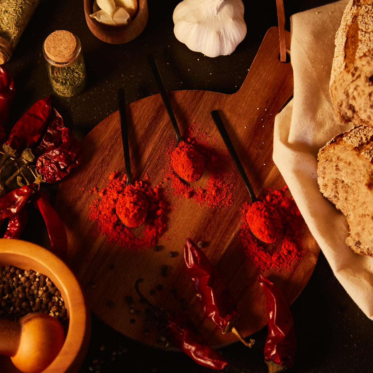Dish sprinkled with MEROPS paprika adds smoky hue and depth