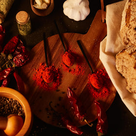 Dish sprinkled with MEROPS paprika adds smoky hue and depth