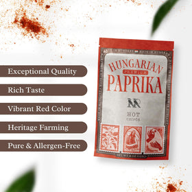 MEROPS paprika powder texture close-up shows fine grind ideal for seasoning