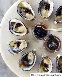Messino Black Balsamic Pearls in salad provide refined aroma