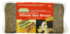Mestemacher Whole Rye bread six-pack, ideal for quick wholesome meals and to-go lunches.