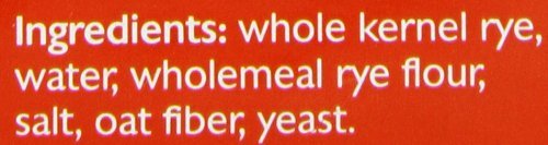 Mestemacher Natural High Fiber Bread pumpernickel slice ideal for sturdy sandwiches