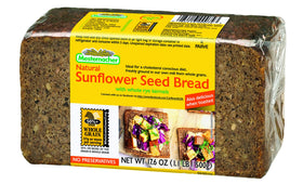 Mestemacher Sunflower Seed Bread 12-pack loaf, ideal for wholesome breakfasts and sandwiches