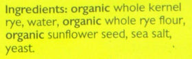 Mestemacher Sunflower Seed Bread pack emphasizes shelf-stable freshness.
