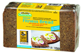 Sliced Mestemacher whole grain bread, perfect for sandwiches and quick snacks.