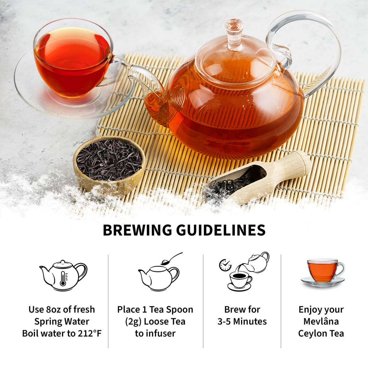 MEVLÂNA ethically sourced tea supports craft and authenticity.