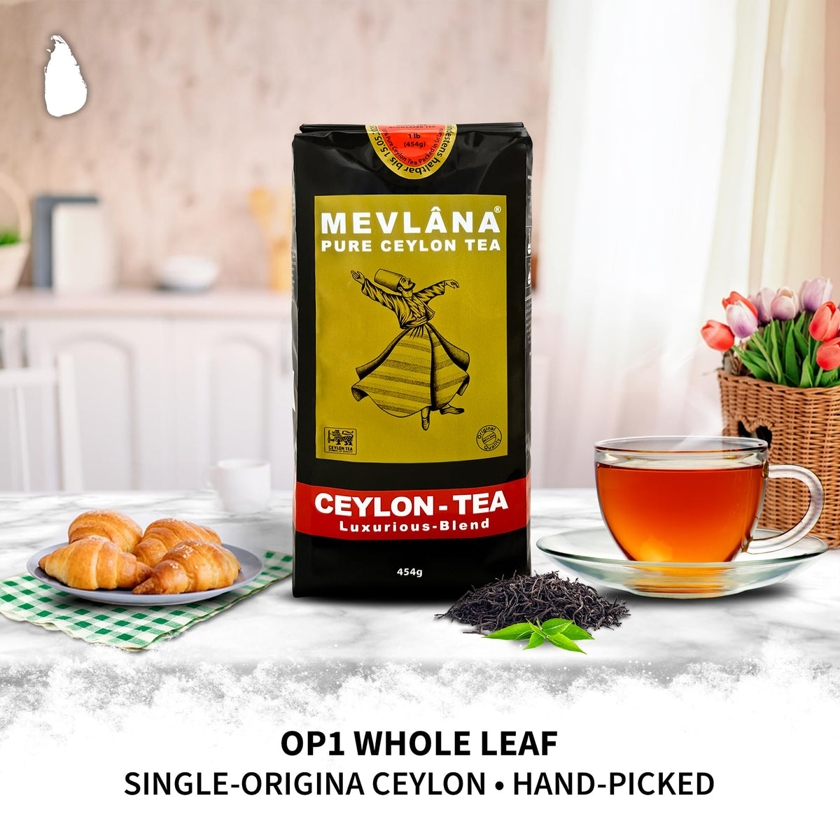 MEVLÂNA premium black tea aroma elevates afternoon calm.