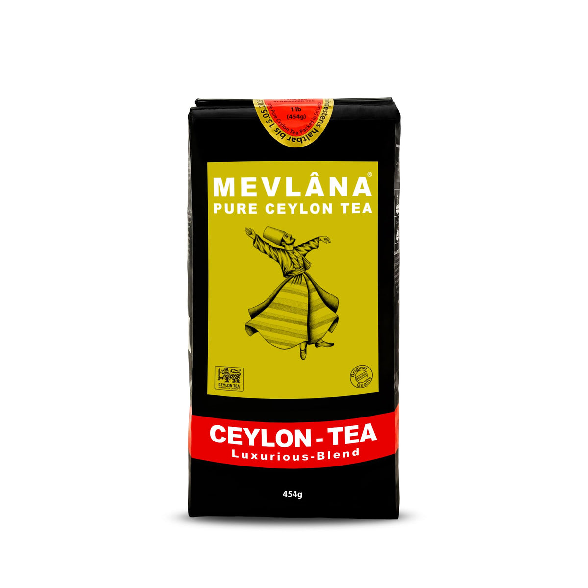 MEVLÂNA Pure Ceylon loose leaf tea brew for a fresh morning ritual.