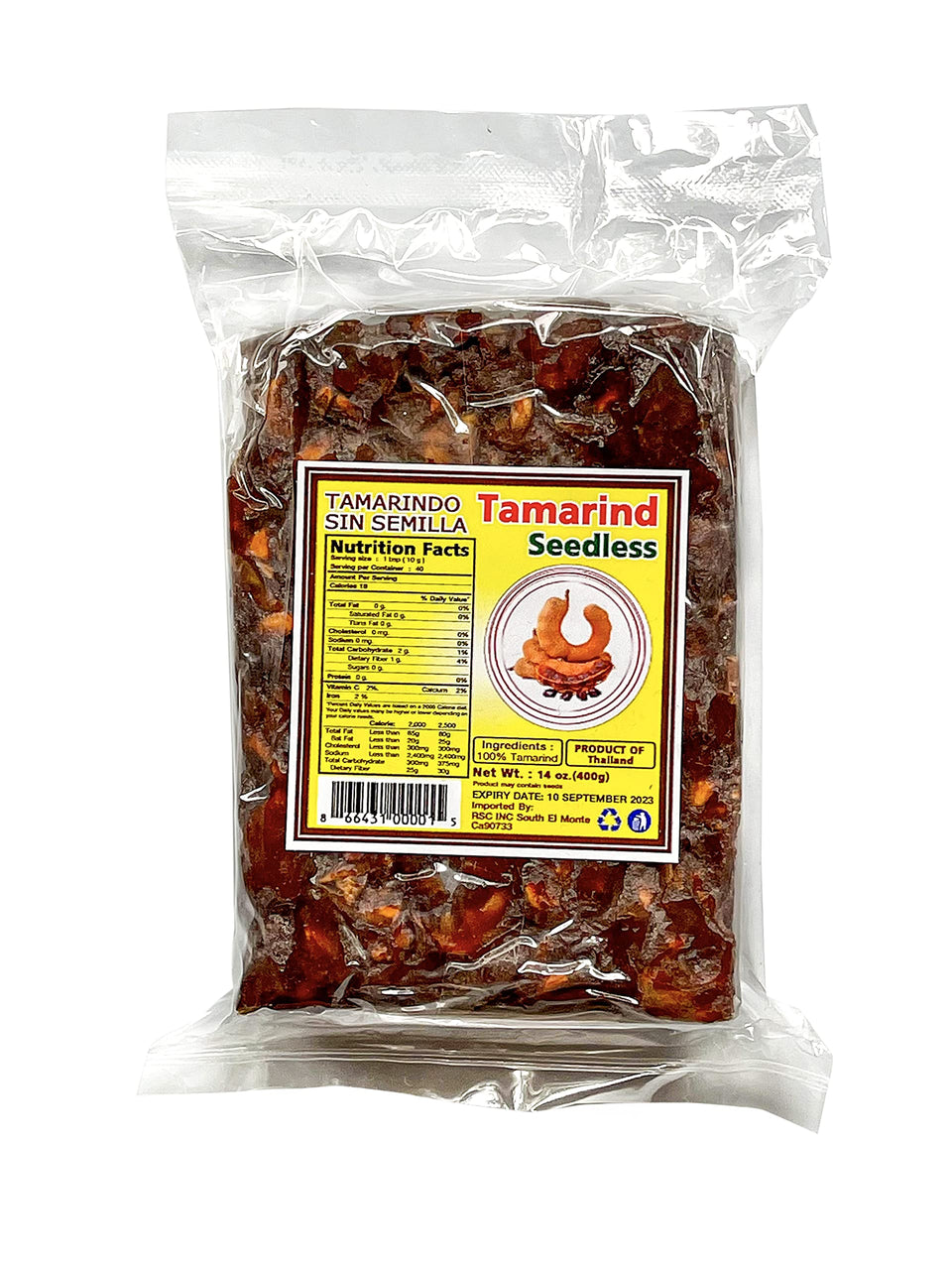 Mexart tamarind wet seedless block-slabs ready for snacking and dipping.