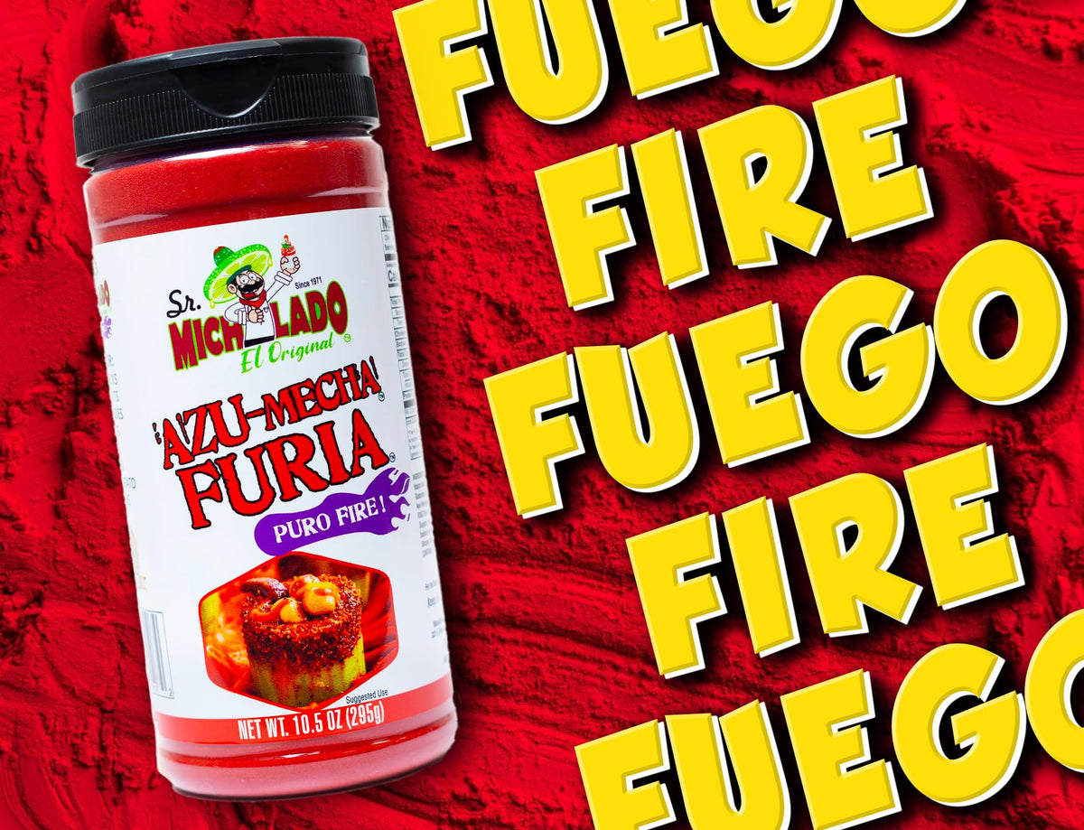 Mexgrim Fuego Powder Dust chamoy-pickle-kit enhances tangy heat