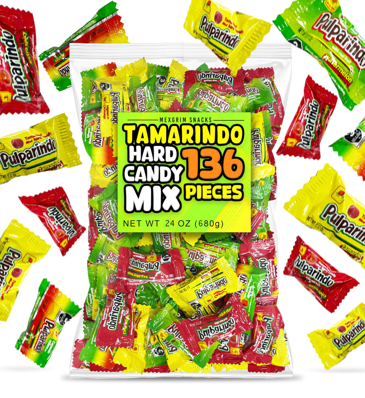 Mexgrim mixed flavors of mango, tamarind, watermelon, and chamoy for tastings.