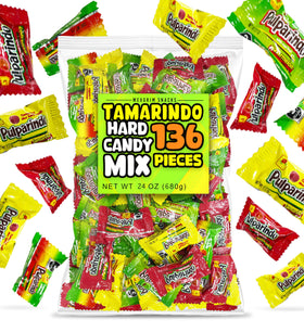 Mexgrim mixed flavors of mango, tamarind, watermelon, and chamoy for tastings.