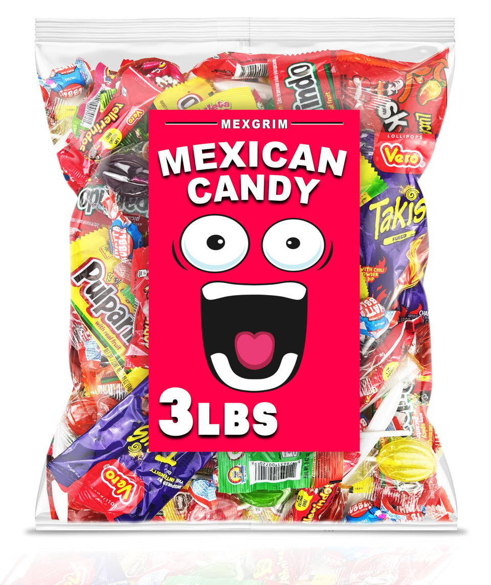 Mexgrim variety pack 3lb candy assortment for celebrations and sharing
