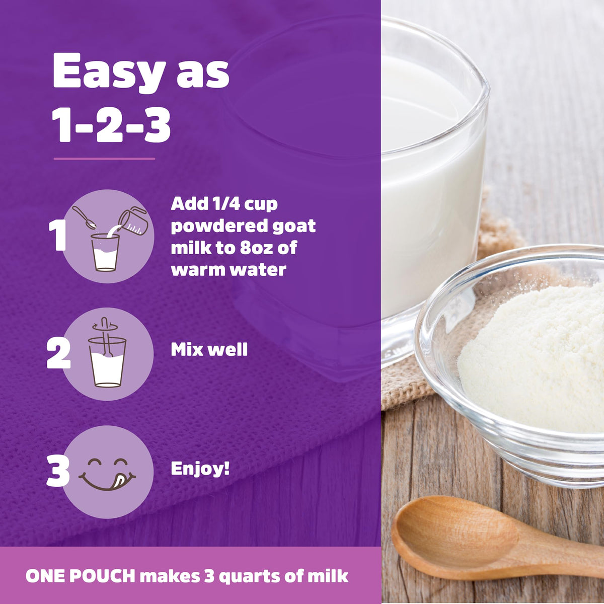 Meyenberg Vitamin D nutrition label image highlights fortified dairy option for daily use.