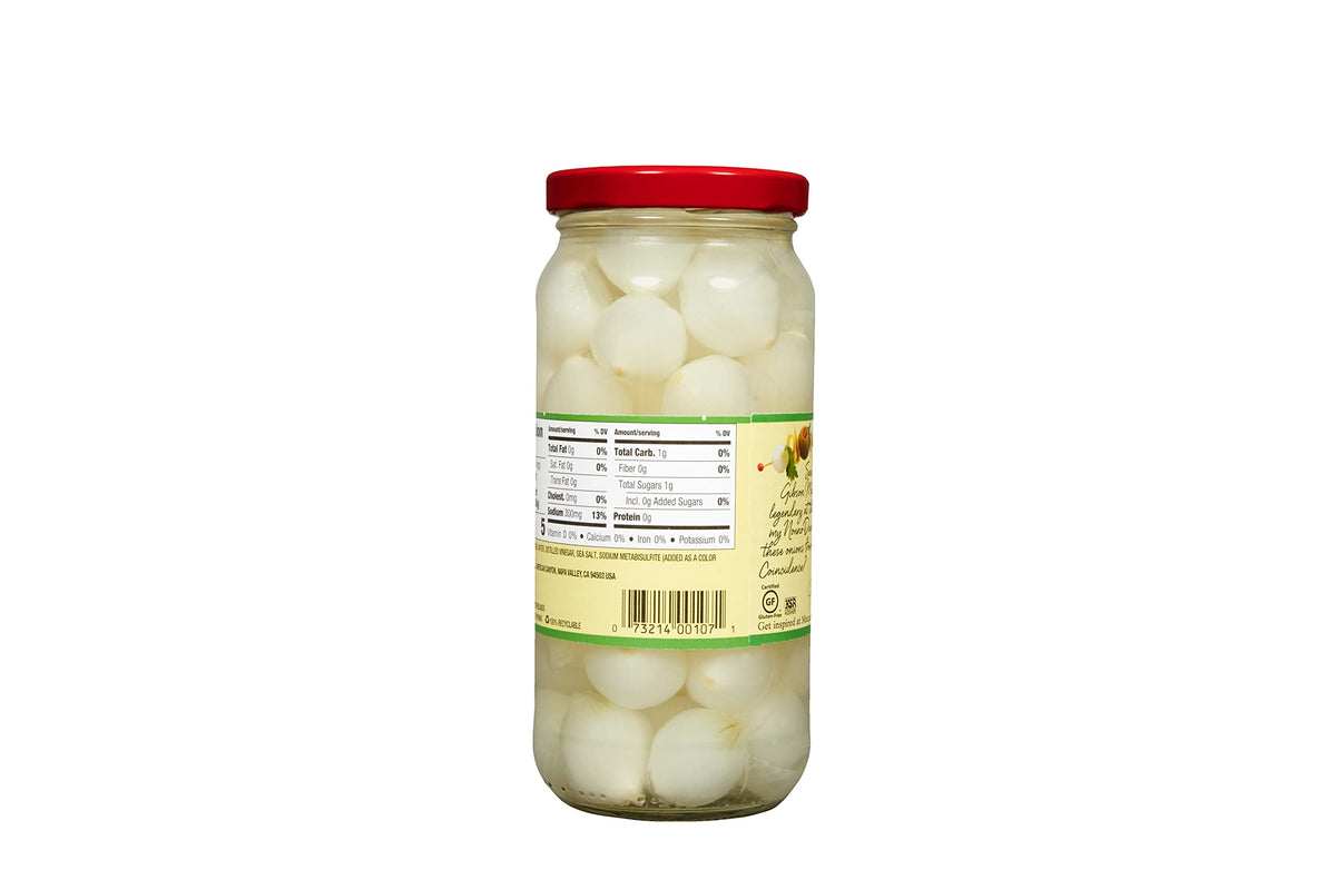 Mezzetta cocktail onions on antipasto platter add gourmet color and bite.