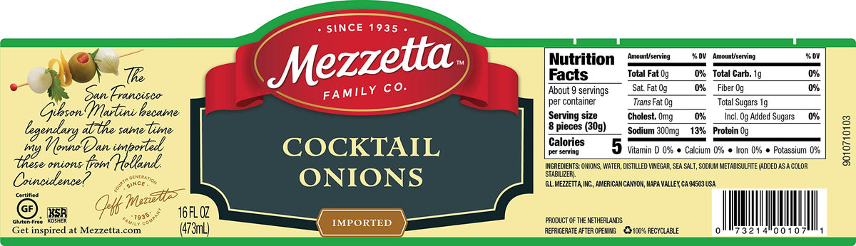 Mezzetta cocktail onions pair with grilled seafood for elevated flavors.