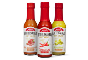 Mezzetta hot sauce sampler peperoncini jar showcases versatile flavor options for meals.