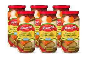 Mezzetta Italian Mix Giardiniera Mild—crunchy vegetables to elevate sandwiches and salads.
