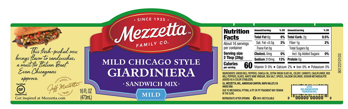 Kitchen scene with Mezzetta giardiniera ready to season meals.