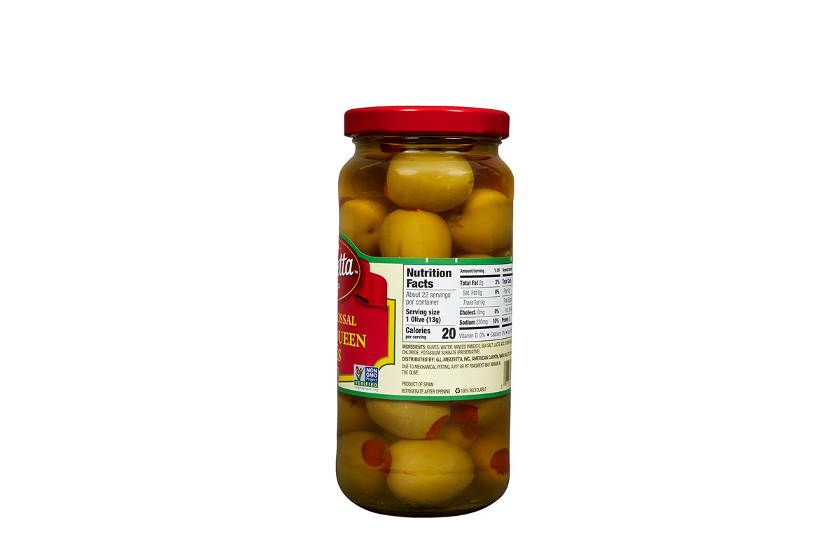 Mezzetta olive topping on a fresh salad.