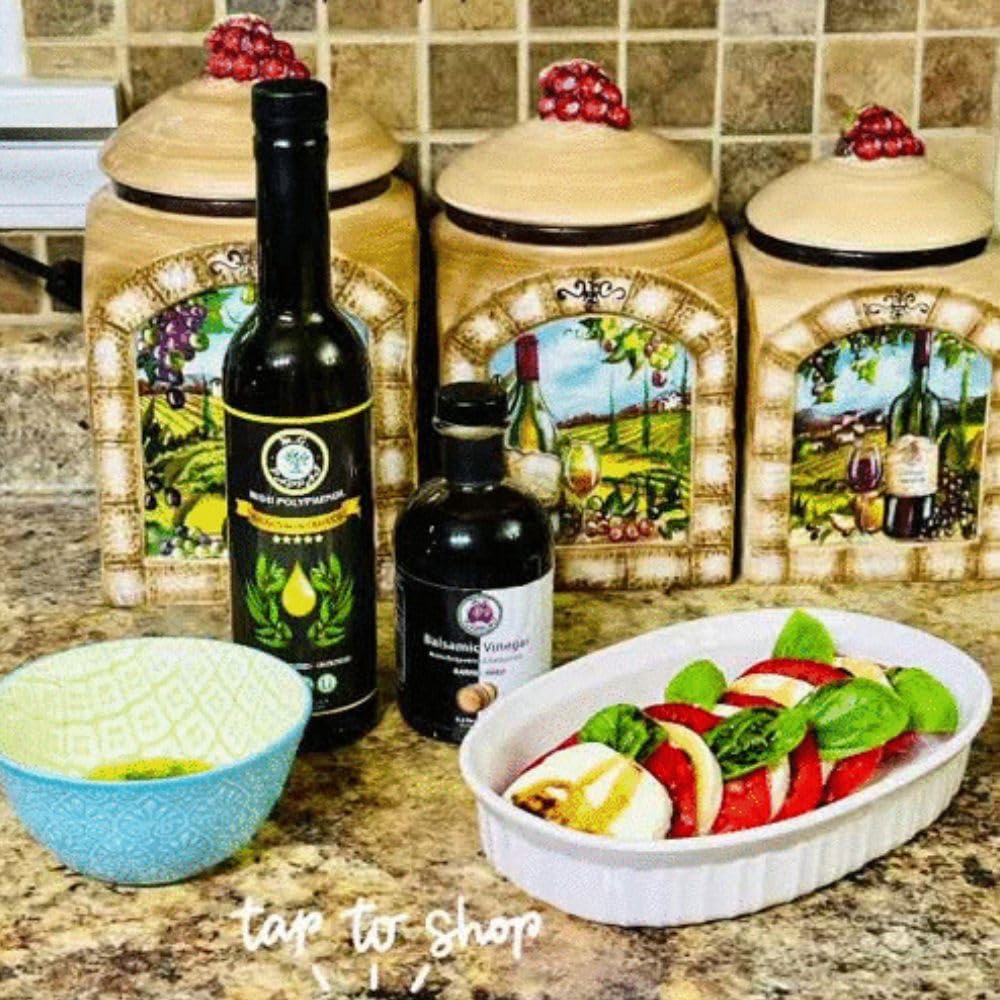 M.G. PAPPAS finishing drizzle enhances sauces and bread
