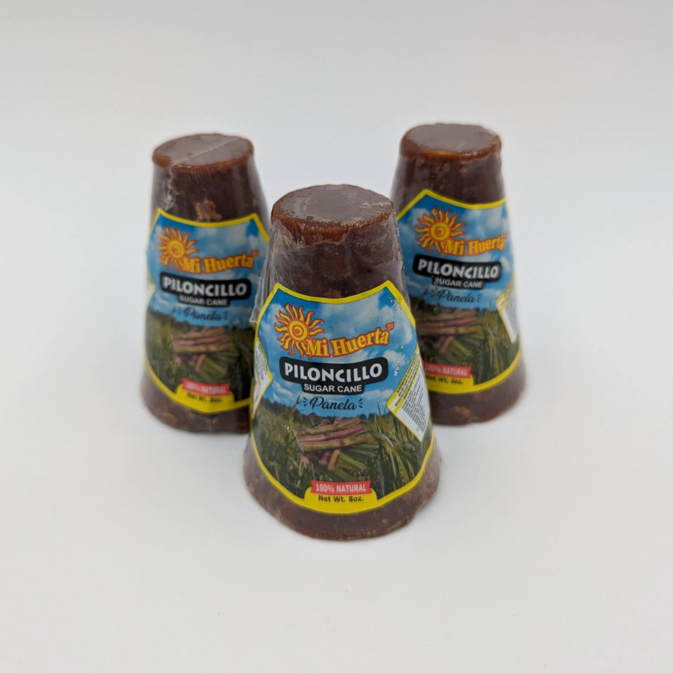 Mi Huerta Piloncillo cone 8oz pack offering warm, natural sweetness for daily use.