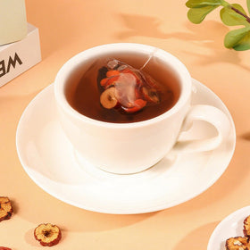 MIANQIONGFENG Ginseng Five Treasures Tea packaging label highlights quality.