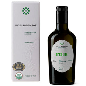MICELI&SENSAT Fruity Medium Olive Oil bottle front—Sicilian origin and high polyphenols.