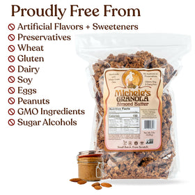 80oz resealable bulk bag from Michele’s Granola for easy, long-lasting freshness.
