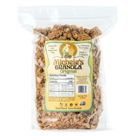 Michele's Granola Original bulk bag ready for pantry storage and long-lasting freshness.
