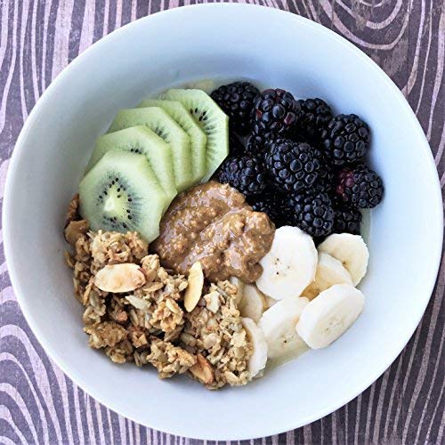 Michele's Granola Original kitchen scene evokes easy meal prep and versatility.